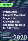 2020 United Arab Emirates Molecular Diagnostic Analyzers and Reagent Forecasts for 100 Tests: Supplier Shares and Strategies, Volume and Sales Segment Forecasts - Infectious and Genetic Diseases, Cancer, Forensic and Paternity Testing- Product Image