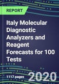 2020 Italy Molecular Diagnostic Analyzers and Reagent Forecasts for 100 Tests: Infectious and Genetic Diseases, Cancer, Forensic and Paternity Testing - Supplier Shares, Volume and Sales Segment Forecasts, Emerging technologies, Instrumentation Review- Product Image