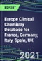 2021 Europe Clinical Chemistry Database for France, Germany, Italy, Spain, UK - Supplier Shares, Volume and Sales Segment Forecasts for 100 Abused Drug, Cancer, Chemistry, Endocrine, Immunoprotein and TDM Tests - Product Thumbnail Image