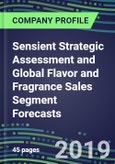 Sensient Strategic Assessment and Global Flavor and Fragrance Sales Segment Forecasts, 2019-2024- Product Image