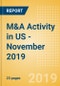 M&A Activity in US - November 2019 - Product Thumbnail Image