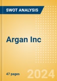 Argan Inc (AGX) - Financial and Strategic SWOT Analysis Review- Product Image