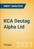 KCA Deutag Alpha Ltd - Strategic SWOT Analysis Review- Product Image