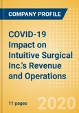 COVID-19 Impact on Intuitive Surgical Inc.'s Revenue and Operations (Medical Devices)- Product Image
