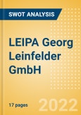 LEIPA Georg Leinfelder GmbH - Strategic SWOT Analysis Review- Product Image