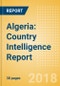 Algeria: Country Intelligence Report - Product Thumbnail Image