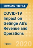 COVID-19 Impact on Getinge AB's Revenue and Operations (Medical Devices)- Product Image