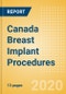 Canada Breast Implant Procedures Outlook to 2025 - Breast Augmentation Procedures and Breast Reconstruction Procedures - Product Thumbnail Image