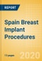 Spain Breast Implant Procedures Outlook to 2025 - Breast Augmentation Procedures and Breast Reconstruction Procedures - Product Thumbnail Image