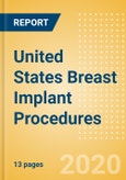 United States Breast Implant Procedures Outlook to 2025 - Breast Augmentation Procedures and Breast Reconstruction Procedures- Product Image