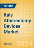 Italy Atherectomy Devices Market Outlook to 2025 - Coronary Atherectomy Devices and Lower Extremity Peripheral Atherectomy Devices- Product Image