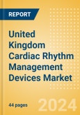 United Kingdom Cardiac Rhythm Management Devices Market Outlook to 2033 - Cardiac Resynchronisation Therapy (CRT), Implantable Cardioverter Defibrillators (ICD) and Others- Product Image
