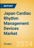 Japan Cardiac Rhythm Management Devices Market Outlook to 2025 - Cardiac Resynchronisation Therapy (CRT), Implantable Cardioverter Defibrillators (ICD), Implantable Loop Recorders (ILR) and Pacemakers- Product Image