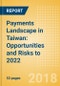 Payments Landscape in Taiwan: Opportunities and Risks to 2022 - Product Thumbnail Image