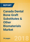 Canada Dental Bone Graft Substitutes & Other Biomaterials Market Outlook to 2025- Product Image
