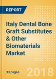 Italy Dental Bone Graft Substitutes & Other Biomaterials Market Outlook to 2025- Product Image