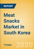 Meat Snacks (Savory Snacks) Market in South Korea - Outlook to 2024; Market Size, Growth and Forecast Analytics (updated with COVID-19 Impact)- Product Image