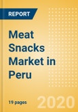 Meat Snacks (Savory Snacks) Market in Peru - Outlook to 2024; Market Size, Growth and Forecast Analytics (updated with COVID-19 Impact)- Product Image