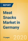 Meat Snacks (Savory Snacks) Market in Germany - Outlook to 2024; Market Size, Growth and Forecast Analytics (updated with COVID-19 Impact)- Product Image