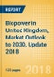 Biopower in United Kingdom, Market Outlook to 2030, Update 2018 - Capacity, Generation, Investment Trends, Regulations and Company Profiles - Product Thumbnail Image