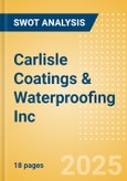 Carlisle Coatings & Waterproofing Inc - Strategic SWOT Analysis Review- Product Image