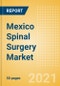Mexico Spinal Surgery Market Outlook to 2025 - Minimal Invasive Spinal Devices, Spinal Fusion, Spinal Non-Fusion, Vertebral Body Replacement Systems and Vertebral Compression Fracture Repair Devices - Product Thumbnail Image