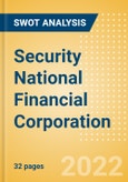 Security National Financial Corporation (SNFCA) - Financial and Strategic SWOT Analysis Review- Product Image