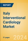 Italy Interventional Cardiology Market Outlook to 2025 - Cardiac Catheters, Coronary Guidewires, Coronary Stents and Others- Product Image