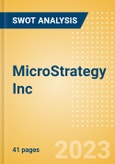 MicroStrategy Inc (MSTR) - Financial and Strategic SWOT Analysis Review- Product Image