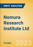 Nomura Research Institute Ltd (4307) - Financial and Strategic SWOT Analysis Review- Product Image