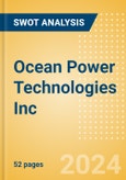 Ocean Power Technologies Inc (OPTT) - Financial and Strategic SWOT Analysis Review- Product Image