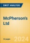 McPherson's Ltd (MCP) - Financial and Strategic SWOT Analysis Review - Product Thumbnail Image