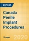 Canada Penile Implant Procedures Outlook to 2025 - Penile implant procedures using inflatable penile implants and Penile implant procedures using semi-rigid penile implants - Product Thumbnail Image