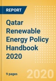 Qatar Renewable Energy Policy Handbook 2020- Product Image