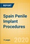 Spain Penile Implant Procedures Outlook to 2025 - Penile implant procedures using inflatable penile implants and Penile implant procedures using semi-rigid penile implants - Product Thumbnail Image