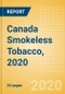 Canada Smokeless Tobacco, 2020 - Product Image