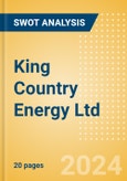 King Country Energy Ltd - Strategic SWOT Analysis Review- Product Image