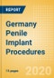 Germany Penile Implant Procedures Outlook to 2025 - Penile implant procedures using inflatable penile implants and Penile implant procedures using semi-rigid penile implants - Product Thumbnail Image