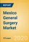 Mexico General Surgery Market Outlook to 2025 - Access Instruments, Aesthetic Devices, Aesthetic Lasers and Energy Devices and Others - Product Thumbnail Image