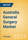 Australia General Surgery Market Outlook to 2025 - Access Instruments, Aesthetic Devices, Aesthetic Lasers and Energy Devices and Others- Product Image