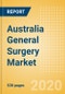 Australia General Surgery Market Outlook to 2025 - Access Instruments, Aesthetic Devices, Aesthetic Lasers and Energy Devices and Others - Product Thumbnail Image