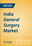 India General Surgery Market Outlook to 2025 - Access Instruments, Aesthetic Devices, Aesthetic Lasers and Energy Devices and Others- Product Image