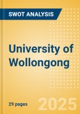 University of Wollongong - Strategic SWOT Analysis Review- Product Image