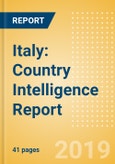 Italy: Country Intelligence Report- Product Image