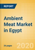 Ambient (Canned) Meat (Meat) Market in Egypt - Outlook to 2024: Market Size, Growth and Forecast Analytics (updated with COVID-19 Impact)- Product Image