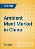 Ambient (Canned) Meat (Meat) Market in China - Outlook to 2024: Market Size, Growth and Forecast Analytics (updated with COVID-19 Impact)- Product Image