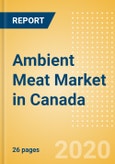 Ambient (Canned) Meat (Meat) Market in Canada - Outlook to 2024: Market Size, Growth and Forecast Analytics (updated with COVID-19 Impact)- Product Image