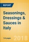 Country Profile: Seasonings, Dressings & Sauces in Italy - Product Thumbnail Image