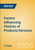 Factors Influencing Choices of Products/Services - COVID-19 Consumer Survey Insights - Week 3- Product Image
