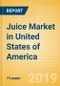 Juice (Soft Drinks) Market in United States of America - Outlook to 2022: Market Size, Growth and Forecast Analytics - Product Thumbnail Image